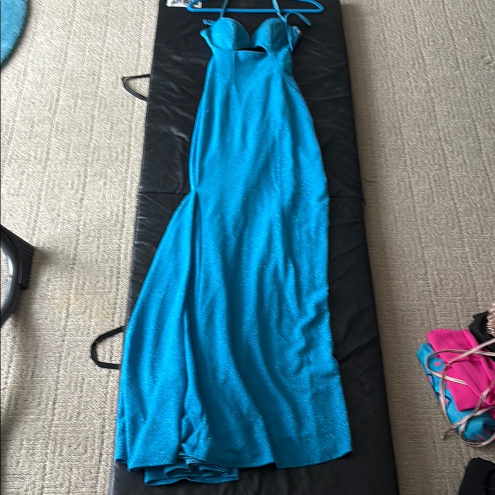 Elegant Blue Evening Gown